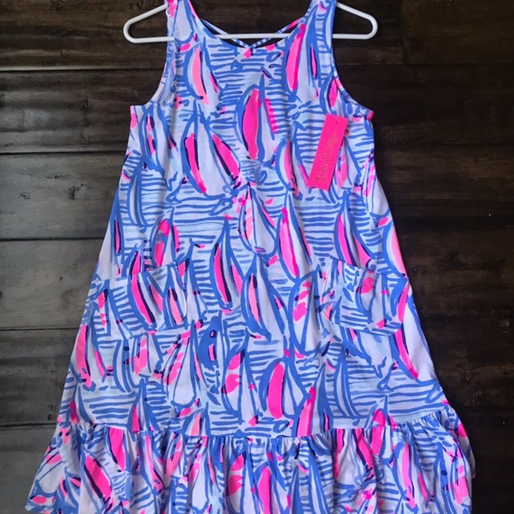 kristen flounce dress